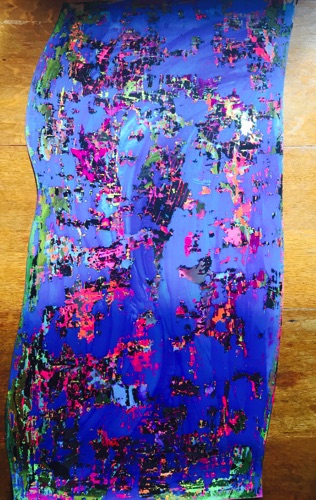 Irene Laksine large acrylic on PVC ref 11